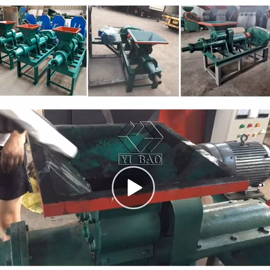 Holzkohle-Staub-Pulver-Brikettpresse, die Maschine Brikettiermaschine herstellt