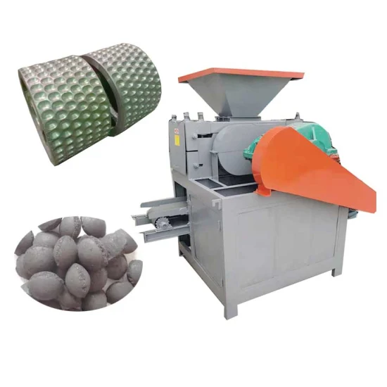 Waben-Kokosnussschalen-Kohle- und Holzkohle-Kugelpresse, Pulverbrikettherstellungsmaschine