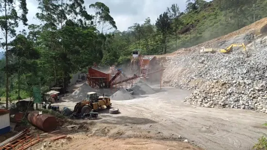 Mobile Brechanlage mit hoher Qualität und wettbewerbsfähigen Preisen im Verkauf in Asien