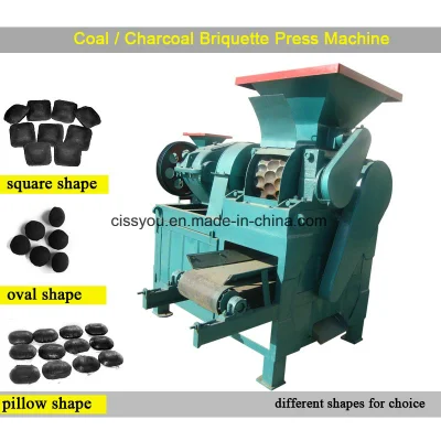 Kohle-Holzkohle-Pulver-Vierwalzen-Brikett-Kugelpressmaschine
